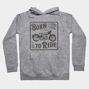 Vintage ride classic motorcycle retro Hoodie